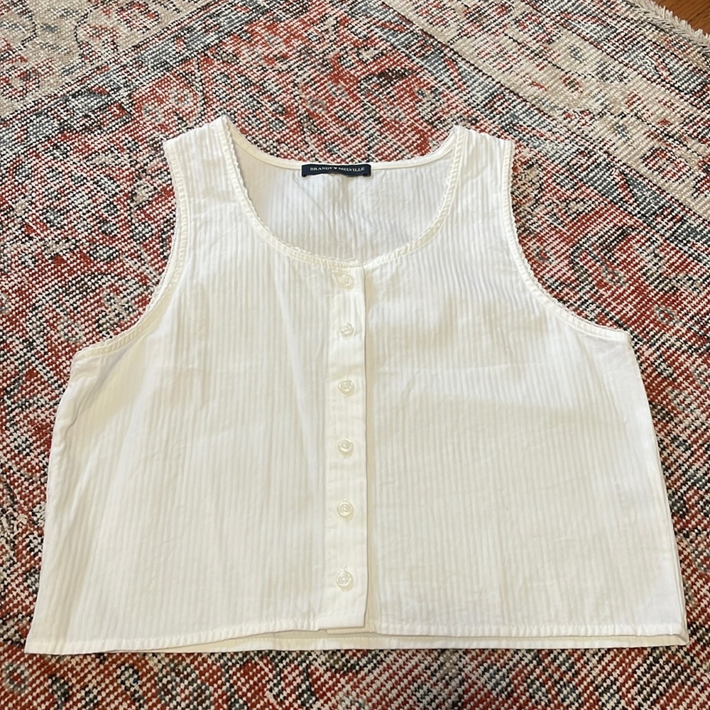 NWOT Brandy Melville Cropped Blouse